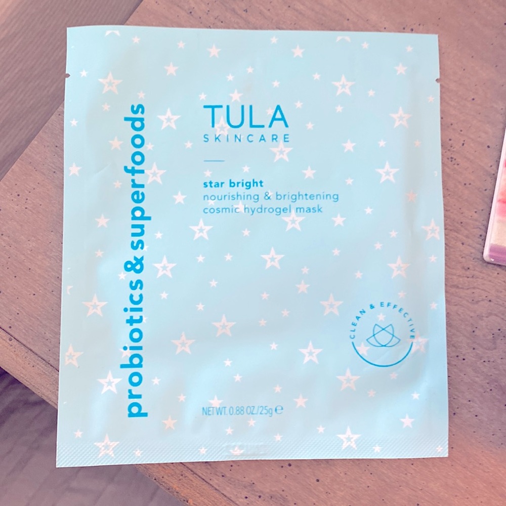 TULA Skincare Star Bright hydrogel mask